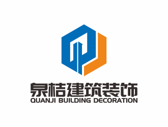 何嘉健的云南泉桔建筑装饰工程有限公司logo设计