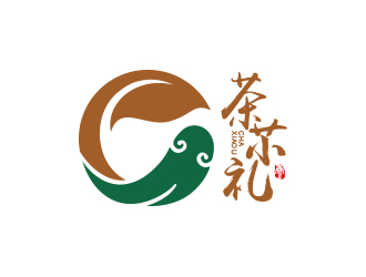 黄安悦的茶䒕礼logo设计