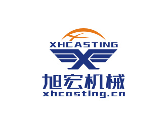 杨福的旭宏机械制造logo设计