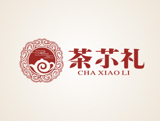 杨福的茶䒕礼logo设计