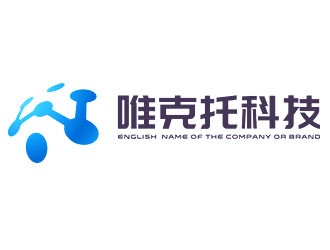 钟炬的北京唯克托科技有限公司logo设计