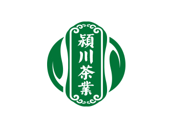 余亮亮的颍川茶业logo设计