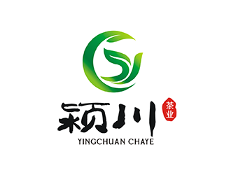梁俊的颍川茶业logo设计
