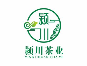 何嘉星的颍川茶业logo设计