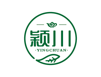 王涛的颍川茶业logo设计