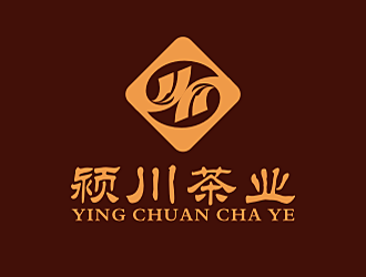 劳志飞的颍川茶业logo设计