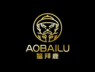 叶美宝的鳌拜鹿酒类商标设计logo设计