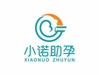 何嘉健的小诺助孕中文字体设计logo设计