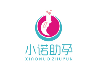谭家强的小诺助孕中文字体设计logo设计