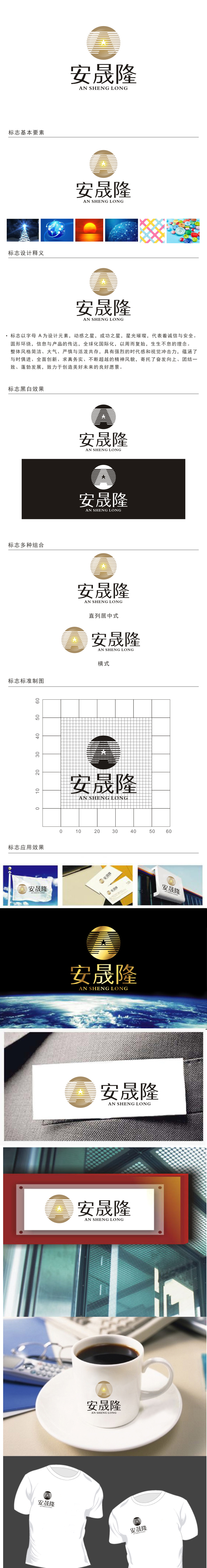 杨福的安晟隆（安晟隆（上海）新材料科技有限公司）logo设计