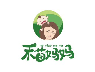 刘璋的禾苗妈妈logo设计