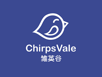吴晓伟的雏英谷/ChirpsVale英语教育logo设计logo设计
