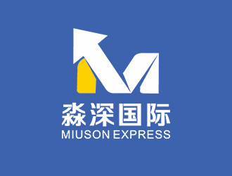 郑锦尚的淼深国际跨境出口logo设计