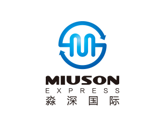 孙金泽的淼深国际跨境出口logo设计