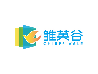 孙金泽的雏英谷/ChirpsVale英语教育logo设计logo设计