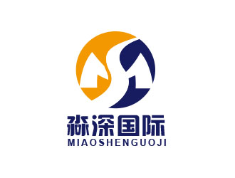 朱红娟的淼深国际跨境出口logo设计