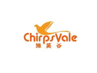 朱红娟的雏英谷/ChirpsVale英语教育logo设计logo设计
