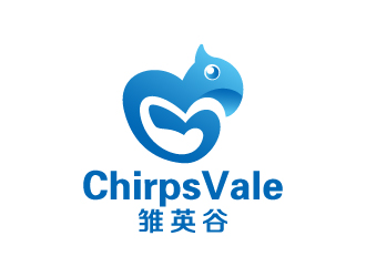 叶美宝的雏英谷/ChirpsVale英语教育logo设计logo设计