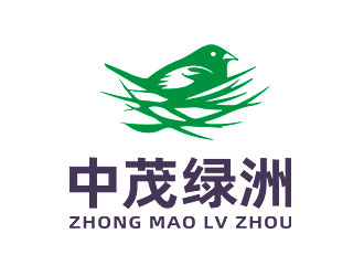 钟炬的中茂绿洲logo设计