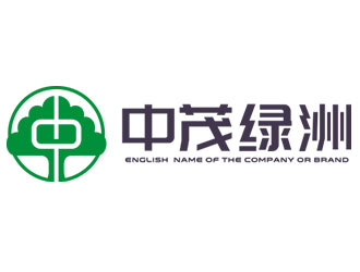 钟炬的中茂绿洲logo设计