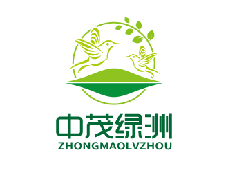 张俊的中茂绿洲logo设计