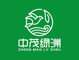 王涛的中茂绿洲logo设计
