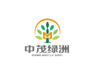 周金进的中茂绿洲logo设计