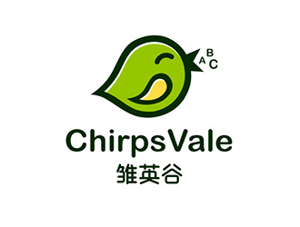 雏英谷/ChirpsVale英语教育logo设计logo设计