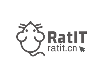 马超的ratIT黑白图标logo设计