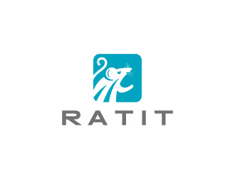 周金进的ratIT黑白图标logo设计