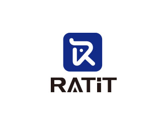 朱红娟的ratIT黑白图标logo设计