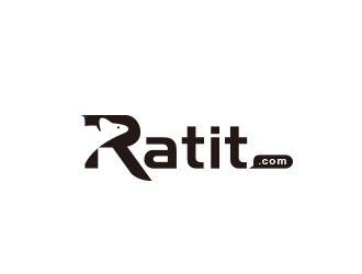 朱红娟的ratIT黑白图标logo设计