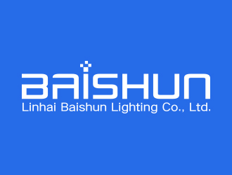 向正军的Linhai Baishun Lighting Co., Ltd.logo设计