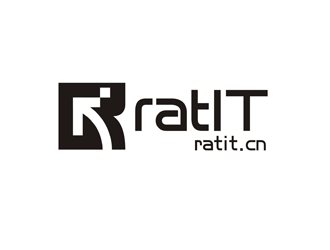谭家强的ratIT黑白图标logo设计