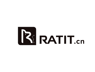 ratIT黑白图标logo设计