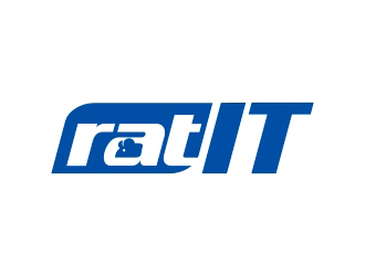 曾翼的ratIT黑白图标logo设计
