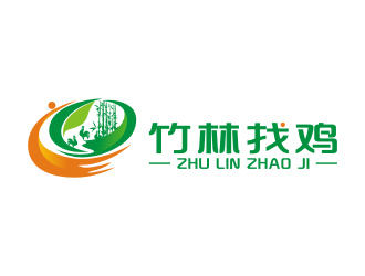 杨福的竹林找鸡农业标志设计logo设计