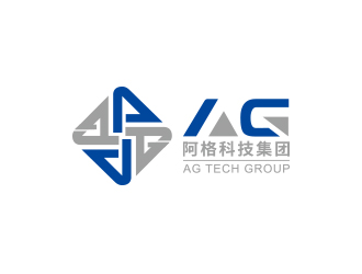 黄安悦的英文字母AG抽象设计logo设计