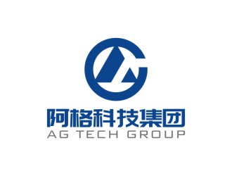 陈国伟的英文字母AG抽象设计logo设计