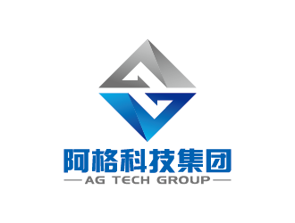 王涛的英文字母AG抽象设计logo设计