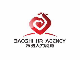 何嘉健的BAOSHI HR AGENCY （报时人力资源）logo设计