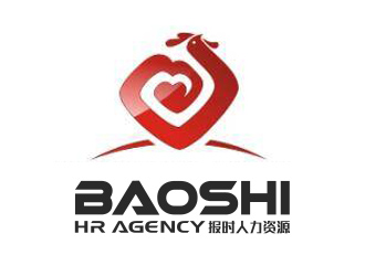 吴晓伟的BAOSHI HR AGENCY （报时人力资源）logo设计