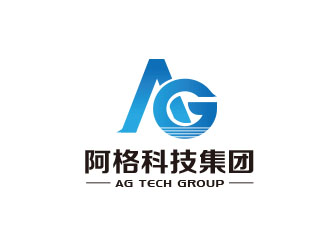 朱红娟的英文字母AG抽象设计logo设计
