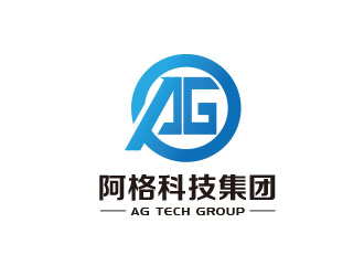 朱红娟的英文字母AG抽象设计logo设计