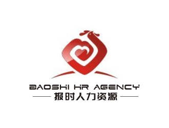 曾翼的BAOSHI HR AGENCY （报时人力资源）logo设计
