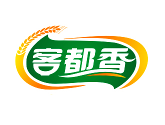 李杰的客都香大米商标设计logo设计