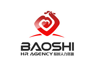 BAOSHI HR AGENCY （报时人力资源）logo设计