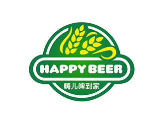 吴晓伟的嗨儿啤到家店铺logo设计logo设计