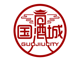 李胜利的国酒城logo设计