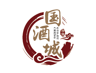 王涛的国酒城logo设计